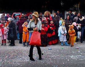 carnevale, coriandoli, maschere, bambini, persone, borsa, donna, festa, cappello