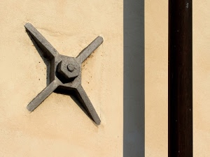 muro, ferro, nero, grigio, bullone, dado, parete, ics, ombra, linee, minimalismo, croce, tubo, metallo