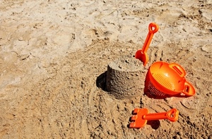 sabbia, paletta, arancio, spiaggia, arancione, giochi, setaccio, rastrello, palette, forma, giocattoli, torre