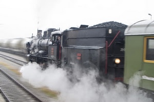 vapore, locomotiva, treno, binari, carbone, tender, ferrovia