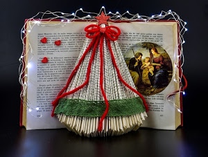 libro, luci, rosso, verde, fiocco, natale, stella, albero, natalizio, cuori, pagine, immagine, nastro, famiglia, sacra, carta, decorazioni, cuoricini, natività