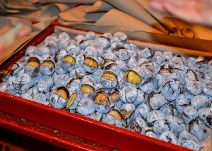 castagne, rosso, caldarroste, autunno, arrosto, giallo, tante, cassetta, guscio, bianco, contenitore, marroni, recipiente, cenere