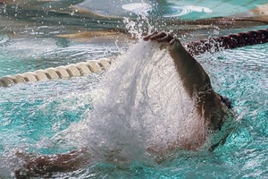acqua, piscina, braccio, nuoto, nuotatore, corsia, sport, spruzzi, nuotare
