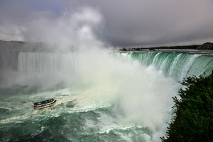 acqua, cascata, barca, fiume, onde, cascate, battello, imbarcazione, niagara, spruzzi