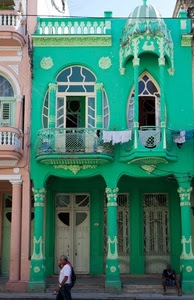 verde, balconi, colonne, finestre, porta, porte, balcone, panni, casa, portici, palazzo, portico