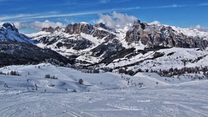 neve, montagna, montagne, nuvole, panorama, inverno, cielo, bianco, pista, sci, piste
