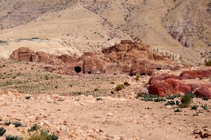 deserto, rocce, roccia, caverne, montagne, grotta, montagna, ruderi, pietre, erba, arido, terra, piante, sabbia