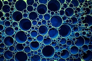 cerchi, tubi, blu, astratto, azzurro, cerchio, geometrie