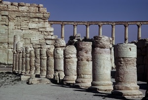 colonne, ruderi, archeologia, pietre, rovine, cielo, muro, resti, capitelli, pietra, azzurro, tempio, antichità