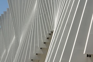 bianco, architettura, linee, astratto, stazione, expo, padiglione, cielo, prospettiva