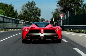 strada, ferrari, rosso, auto, rossa, cavallino, asfalto, bolide