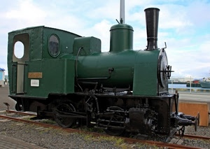 verde, locomotiva, treno, rotaie, mare, binario, rotaia, epoca, nero, caldaia, ferrovia