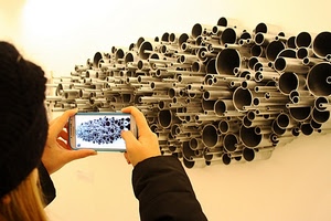 tubi, mani, cellulare, foto, fotografa, arte, telefono, scatto, fotografare
