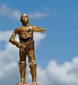 oro, cielo, giocattolo, nuvole, robot, metallo, scultura