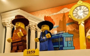 orologio, lego, data, pupazzi, giocattolo, cappelli, uomo, numeri, tram, giallo, colonne, giocattoli, due, mattoncini