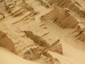 sabbia, deserto, giallo, dune, astratto, vento, rocce, linee