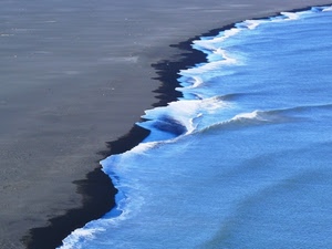 mare, spiaggia, onde, sabbia, acqua, azzurro, schiuma, bicolore