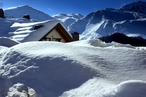 neve, bianco, inverno, montagne, montagna, casa, baita, tetto, freddo, alberi