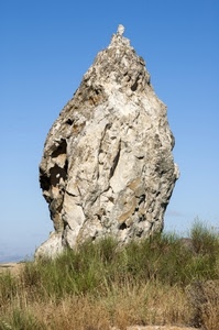 erba, cielo, masso, roccia, azzurro, pietra, punta, verde